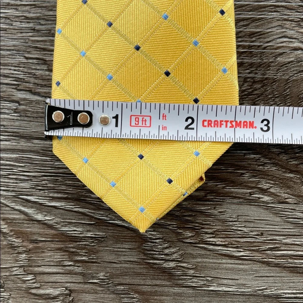 Nautica Big Boy Tie Classic Yellow and Blue Checkered